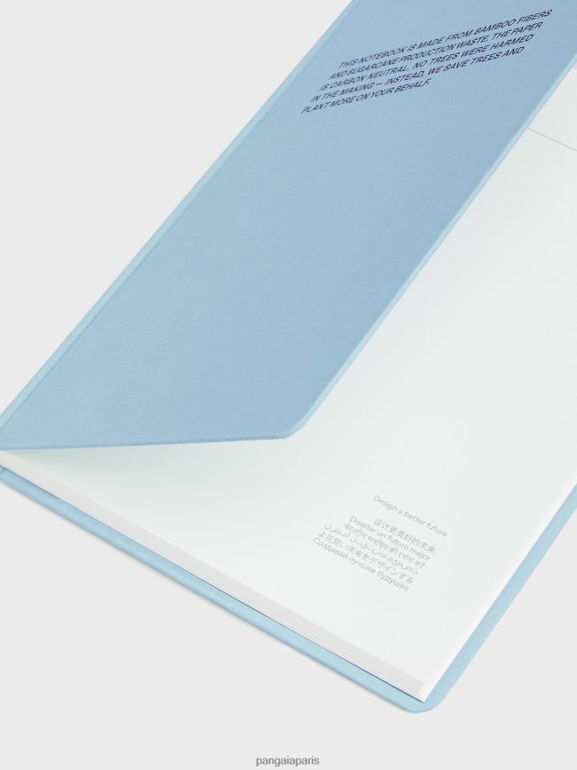 bleu céleste Pangaia accessoires unisexe DH84F0698 cahier sans arbre