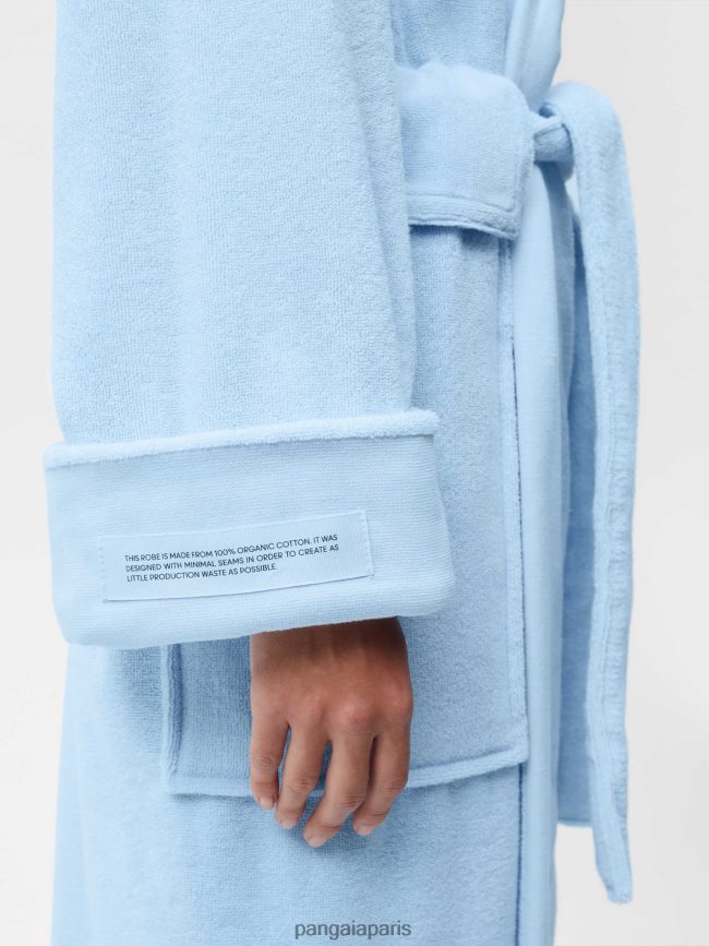bleu pierre de lune Pangaia accessoires unisexe DH84F0666 peignoir de bain