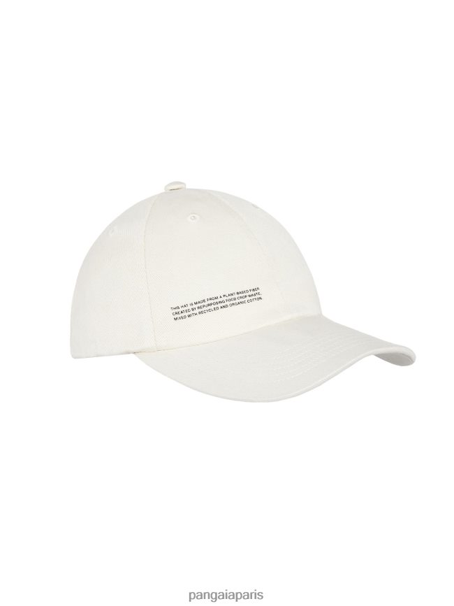 ivoire écru Pangaia accessoires unisexe DH84F0693 casquette de baseball en sergé de chanvre oléagineux