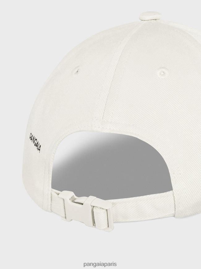 ivoire écru Pangaia accessoires unisexe DH84F0693 casquette de baseball en sergé de chanvre oléagineux