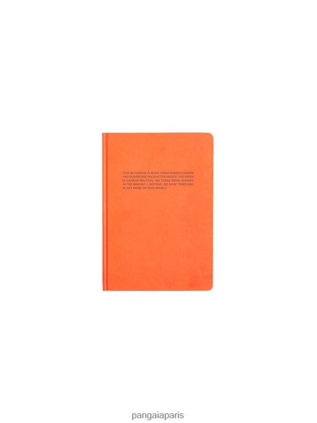 kaki orange Pangaia accessoires unisexe DH84F0696 cahier sans arbre