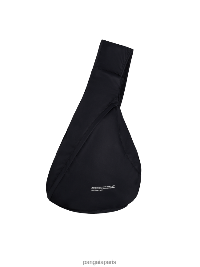 noir Pangaia accessoires unisexe DH84F0673 petit sac à bandoulière en nylon à dégradation améliorée