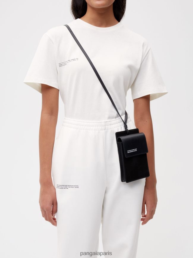 noir Pangaia accessoires unisexe DH84F0682 porte-passeport biosourcé