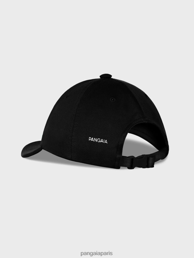 noir Pangaia accessoires unisexe DH84F0692 casquette de baseball en sergé de chanvre oléagineux