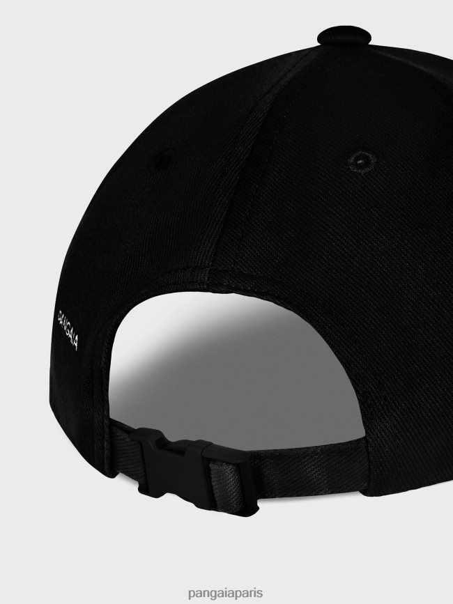 noir Pangaia accessoires unisexe DH84F0692 casquette de baseball en sergé de chanvre oléagineux