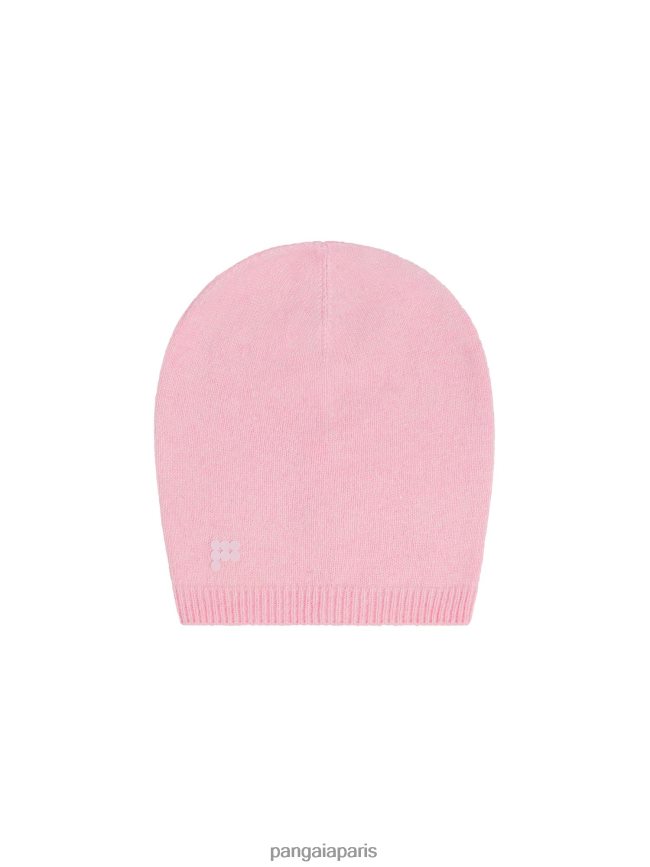 rose sakura Pangaia accessoires unisexe DH84F0503 bonnet en cachemire recyclé