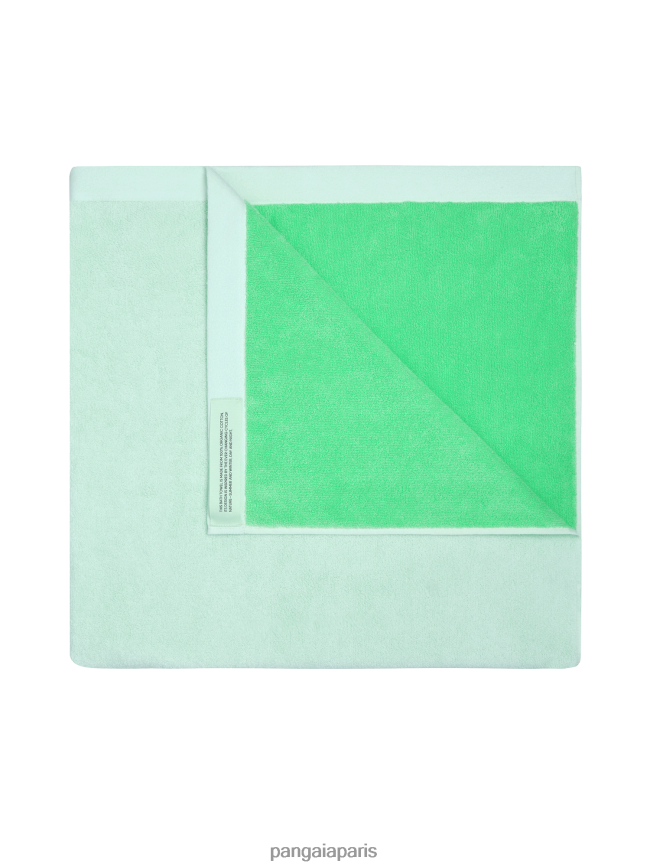vert lagon Pangaia accessoires unisexe DH84F0661 grande serviette de bain