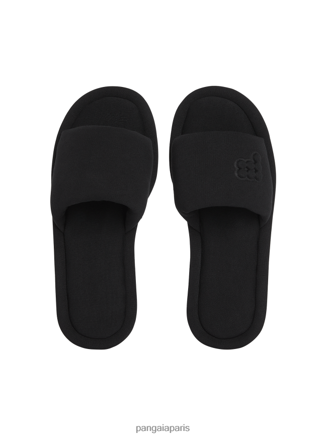 noir Pangaia chaussure unisexe DH84F0432 pantoufles en jersey