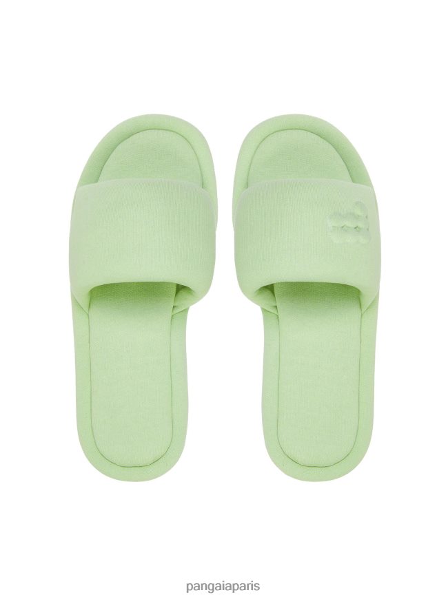 pistache Pangaia chaussure unisexe DH84F0427 pantoufles en jersey